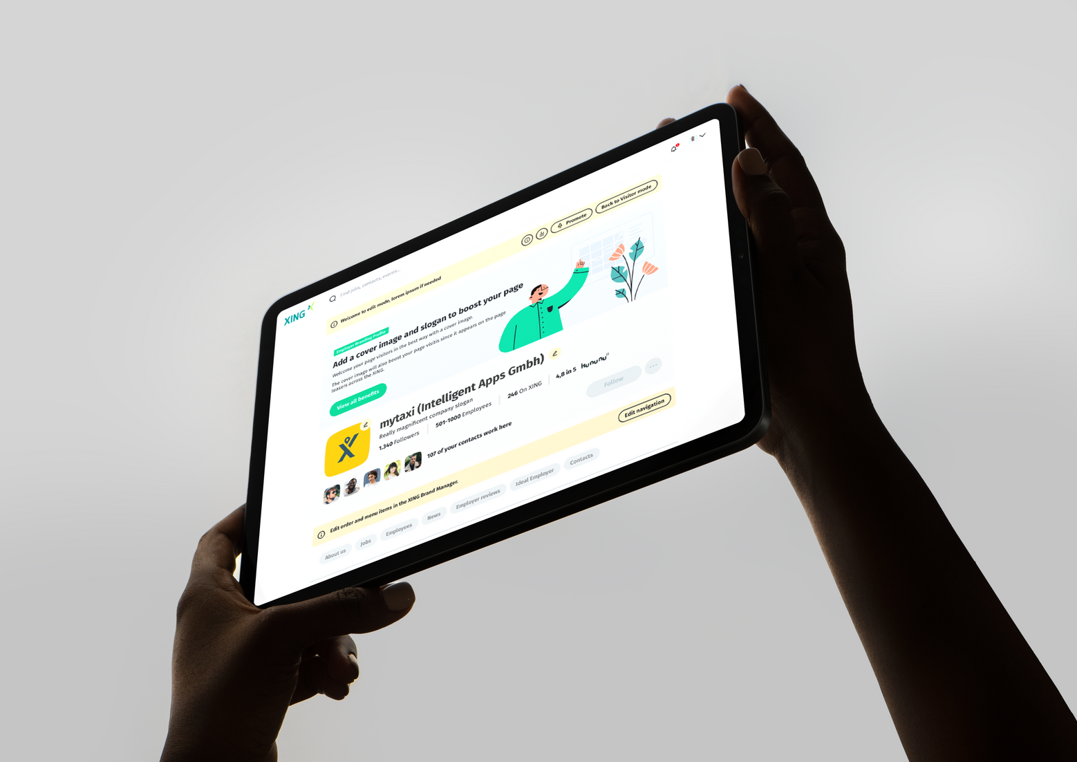 UX Design Projekt für XING AG